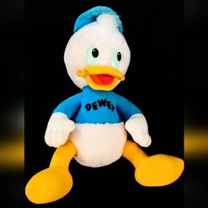 Vintage Playskool Plush Dewey Duck Tales 1986 Walt Disney Hasbro 70460